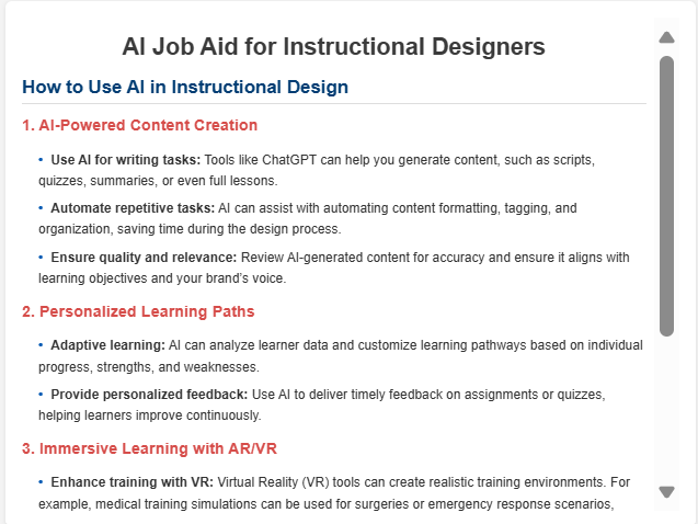 Thumbnail image of the job aid